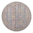 thumbnail image 3 of Unique Loom Nostalgia Collection Area Rug - Bliss (7' 10" Round Antique Blue/Orange), 3 of 12