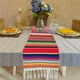 thumbnail image 5 of 4 Pack de 14 Por 84 Pulgadas de Mesa Mexicana 14 x 84 Pulgadas de Fiesta Mexicana Decoraciones de la Boda Franja de Algodón Serape Manta Mesa Corredor (Rojo, 5 of 6