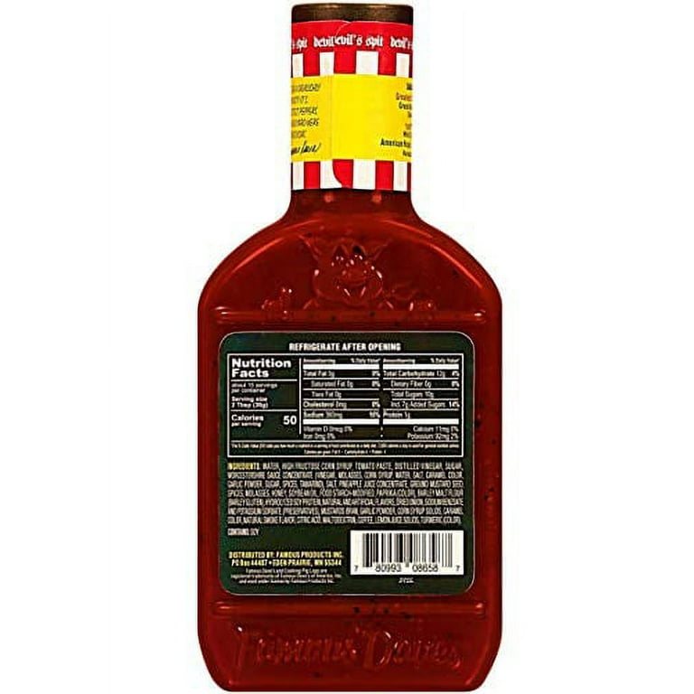 Famous Dave s BBQ Sauce Devil s Spit Pack of 2