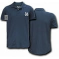 thumbnail image 2 of RapDom United States Coast Guard Logo Military Mens Polo Shirt [Navy Blue - M], 2 of 2
