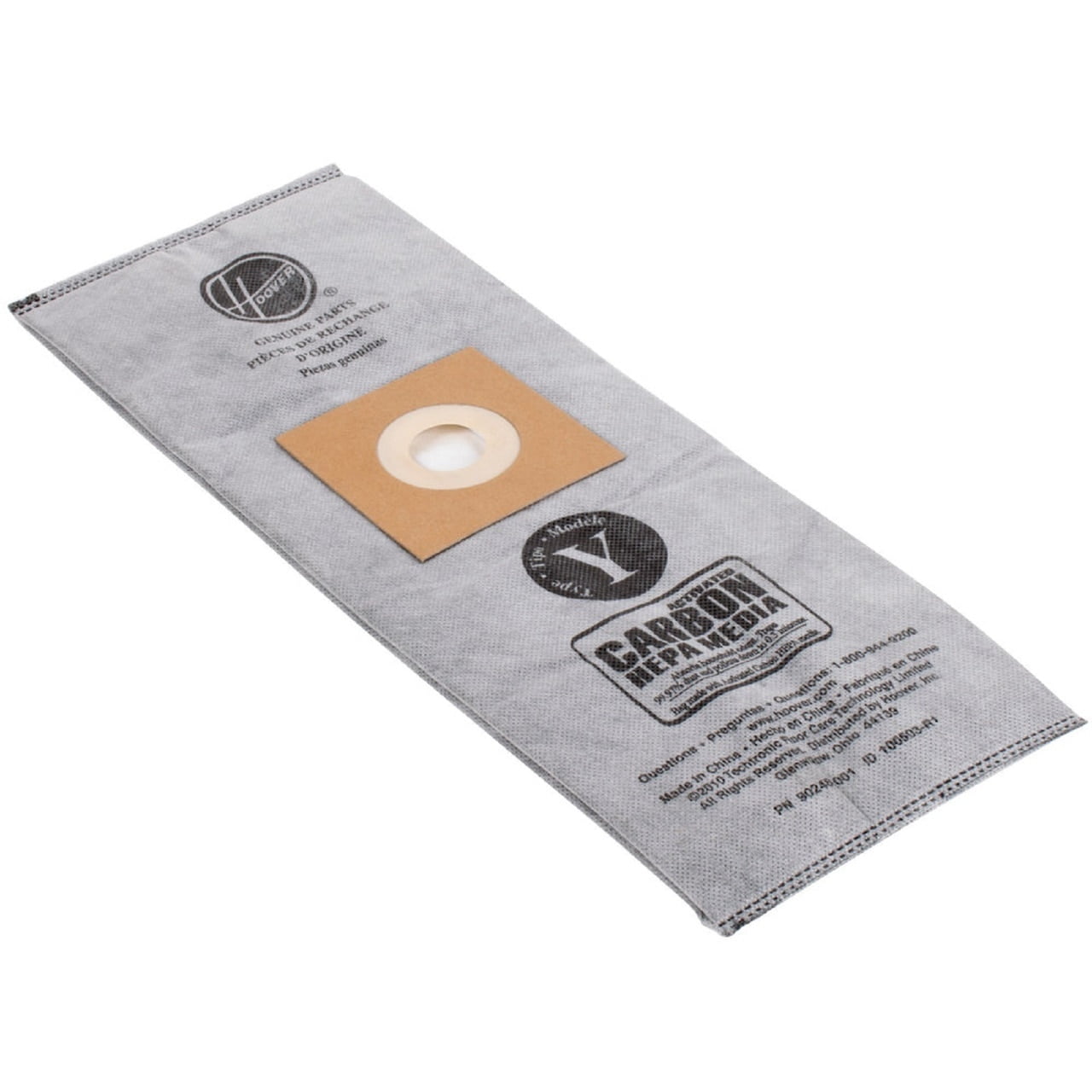 Hoover Type Y Carbon Activated HEPA Vacuum Bags 902481001 