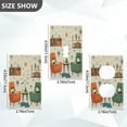 thumbnail image 7 of Yayeee Blank Wall Plate Cover 1-Gang 4.5"x2.7" Home Unused Decorative Outlet, Beige Cats Reading, 7 of 7