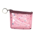 thumbnail image 3 of PVC Heart Design Coin Bag Stylish Translucent Change Purse Creative Money Pocket with Zipper (Watermelon Red), 3 of 8