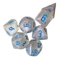 thumbnail image 3 of segolike Acrylic Polyhedral Dices Toys Math Teaching for Parties Table Games Blue, 3 of 9