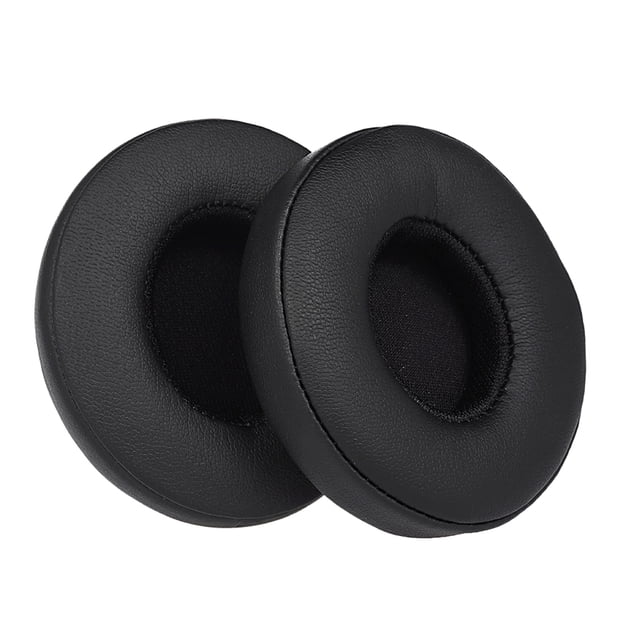 Almohadilla para la oreja 2pcs almohadillas de repuesto cojín del amortiguador del oído para Beats Solo 2/3 en auriculares inalámbricos de oído negro Irfora Almohadilla para la oreja