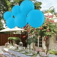thumbnail image 2 of PMU Premium Latex Balloons - Jumbo Size Balloons for Birthdays, Wedding Parties, Baby Shower, Indoor & Outdoor Party Events & Decoration Supplies - Made in USA, 36 Inch Baby Blue, Pkg/1, 2 of 7