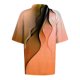 thumbnail image 3 of Blusas para las Mujeres Impresión Casual Manga Corta Turndown Collar Botón Superior, Tops Cortos para las Mujeres, 3 of 5
