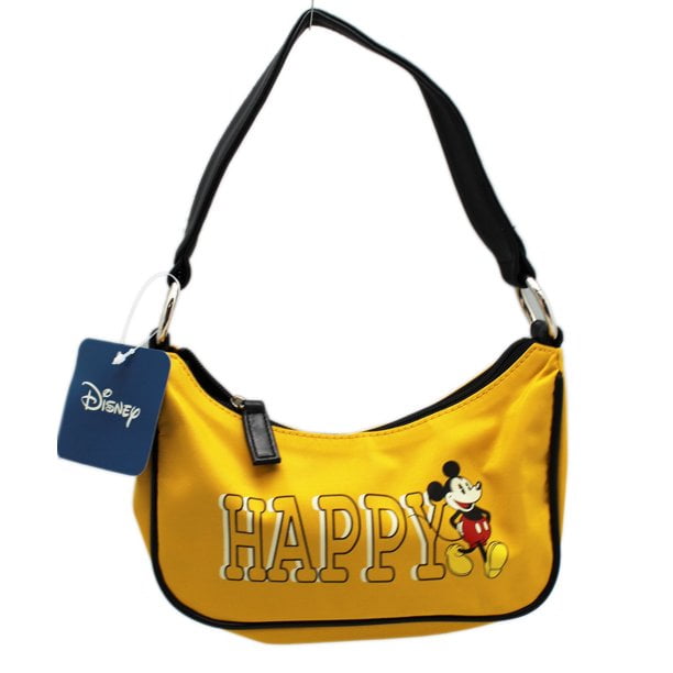 Disney's Mickey Mouse Bag - Happy Mickey Small Yellow Handbag - Walmart.com