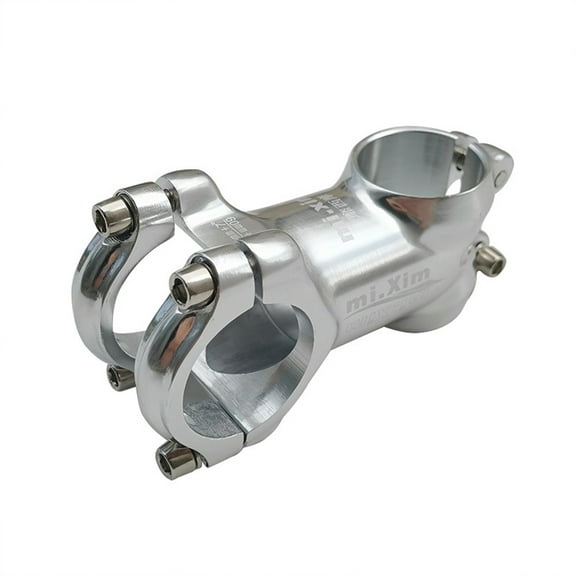 BLEEUS Aluminum Alloy Mtb Road Bike Stem Handlebar Stems Silver Cycling Essentials (60mm)
