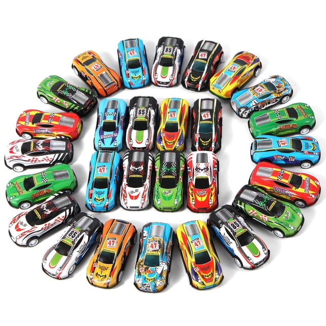 Pull Back Cars Benzem, paquete de 28 juguetes para fiestas infantiles