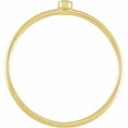 thumbnail image 2 of 14k Yellow Gold Round 2mm Polished .03 Carat Diamond Stackable Ring Size 7 Jewelry for Women, 2 of 5