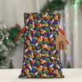 thumbnail image 5 of Naloa Bowling Colorful Drawstring Christmas Bags, 3D Xmas Gift Bags, Christmas Wrapping Bags, Xmas Goodie Bags, Treat Pouch Bags, Party Favor Bags-, 5 of 9