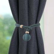 PRETXORVE Curtain Tiebacks, Curtain Ties for Drapes, Adjustable Curtain Tie Backs, Modern Curtain Holdbacks for Thin or Thick Home & Office Window Draperies 1Pc