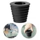 thumbnail image 4 of Soporte para poste de sombrilla, cono de sombrilla para Patio, negro, antiarañazos, fácil de instalar, quitar el soporte de la base de Cola Cono de sombrillas para patio, 4 of 8