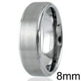 thumbnail image 5 of Tungsten Rings for Men Wedding Bands for Him Womens Wedding Bands for Her 6mm Brushed Finished Venice, 5 of 8