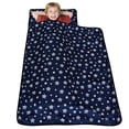 thumbnail image 6 of Moonsea Toddler Nap Mat Navy, Removable Pillow and Fleece Minky Blanket, Lightweight and Soft Perfect for Kids Preschool, Daycare, Travel Sleeping Bag for Boys, Designed to Fit on a Standard Cot, 6 of 6
