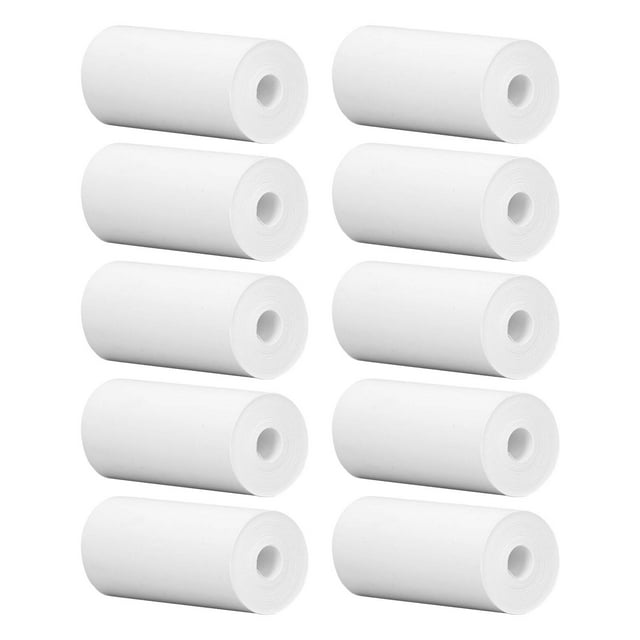 Rollos De Papel Imprimibles, 10 Rollos De Impresión Térmica Imprimibles Blancos De 2,24 X 0,98 Pulgadas Para Página Web