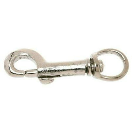 

Campbell Chain Nickel Plated/Iron Iron Bolt Snap 60 lb. 2.93 in. L (Pack of 10)
