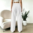 thumbnail image 4 of BLCHUNen Lounge pants for Women Fleece Plush Casual Elastic Waist Homewear Sleep Winter Pajamas with Pockets, 4 of 9