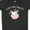 thumbnail image 4 of Inktastic Cow You Doin'? Cute Cow Boys or Girls Baby Bodysuit, 4 of 5