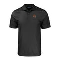 thumbnail image 2 of Men's Cutter & Buck  Black Cincinnati Bengals Helmet Big & Tall Pike Eco Tonal Geo Print Stretch Recycled Polo, 2 of 3