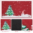 thumbnail image 4 of Red Snowman Printed Door Mat, Indoor Washable Non-Slip Area Rug Durable Doormat, 4 of 8