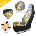 thumbnail image 3 of ALAZA Cardinal Sunflowers Car Seat Covers 2 PCs Universal Auto Front Seats Interior Protector, 3 of 7