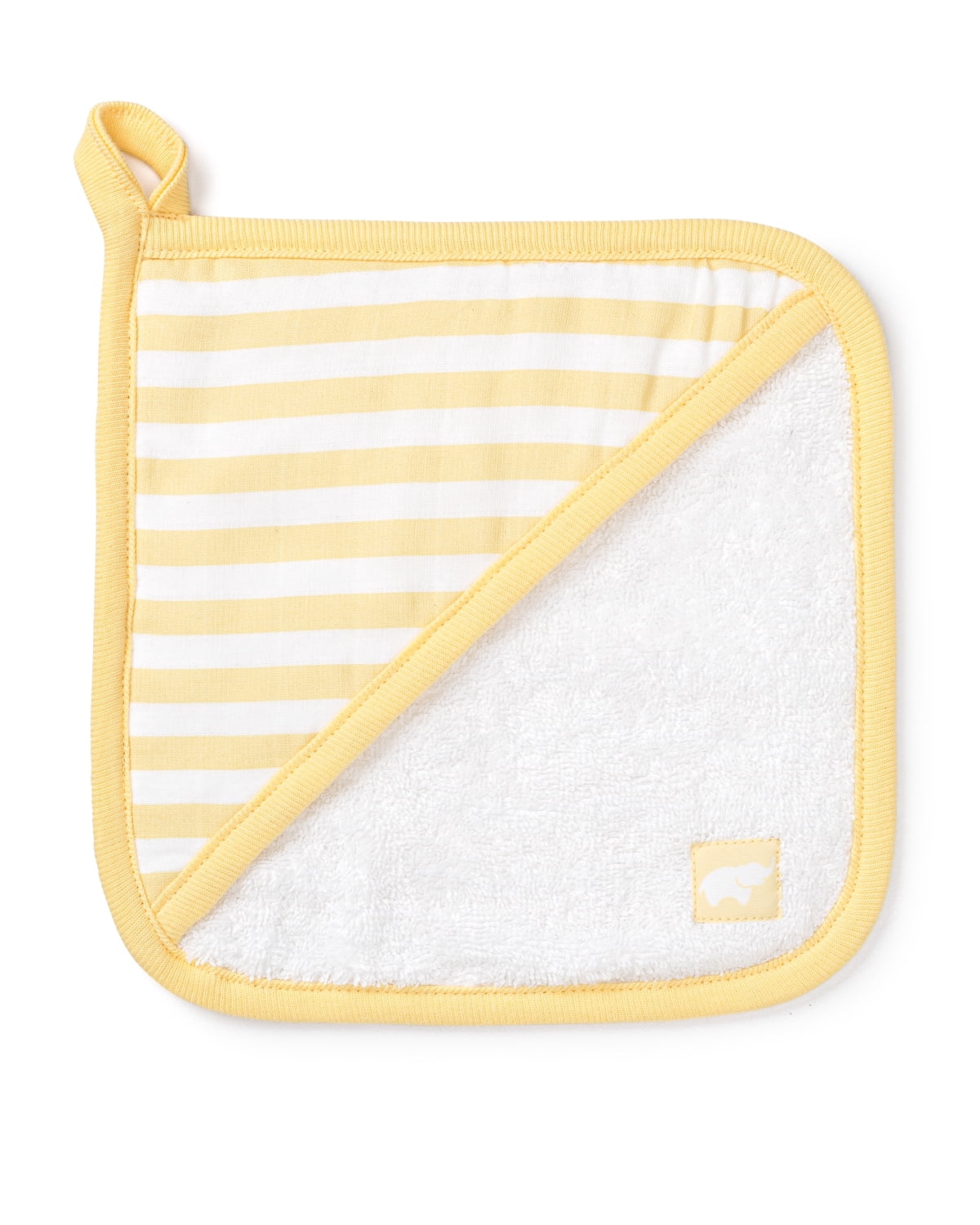 Monica + Andy Organic Cotton Baby Washcloth Set, GOTS Certified Soft Muslin & Terry Cloth Washcloths, 3-Pack