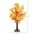 thumbnail image 3 of Nearly Natural Pre-Lit Eucalyptus Artificial Fall Harvest Tree - 21" - Warm White LED Lights, 3 of 4