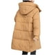 thumbnail image 5 of Chaqueta de invierno de algodón para mujer, con capucha, manga larga, informal, con bolsillos laterales y capucha., 5 of 5