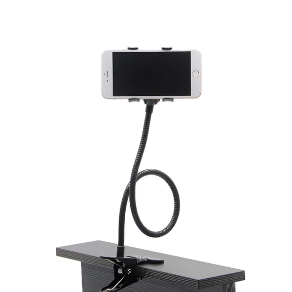 GJX Cell Phone Holder, Universal Lazy Bracket Mobile Phone Stand, Flexible Gooseneck Long Arm Clip (l)