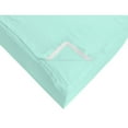 thumbnail image 6 of Sheet has Zipper Fitted Sheet, (King Size 76x80) 10 Inch Deep Pocket, 100% Egyptian Cotton, 800 TC, Solid Aqua Blue Color., 6 of 9