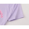 thumbnail image 4 of Beezizac Purple Poodle Pajamas for Girls Adorable Short Sleeve Summer Cozy Sleepwear Outfit for Kids PJ Set Size 12, 4 of 7