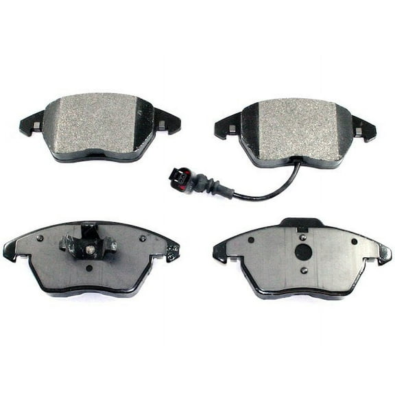 Front Brake Pad Set - Compatible with 2005 - 2018 Volkswagen Jetta 2006 2007 2008 2009 2010 2011 2012 2013 2014 2015 2016 2017