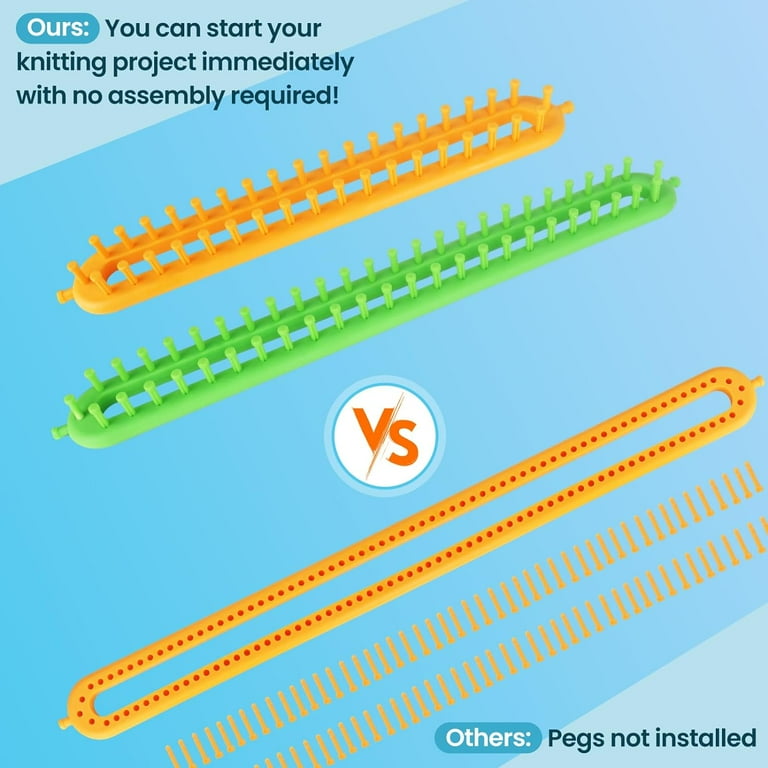 Knitting Loom Long Loom Knitting, 36 cm Rectangle Knitting Knitting Loom Long Loom Knitting, 36 cm Rectangle Knitting