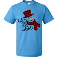 thumbnail image 3 of Inktastic Baby It's Cold Outside Cute Snowman in Plaid Print T-Shirt, 3 of 5