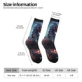 thumbnail image 2 of KLL Urban Mechanical Dragon Print Cool Socks Men's Women's Crew Socks Funny Crazy Novelty Stockings, 2 of 6