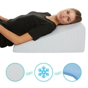 All Sett Health Memory Foam Wedge Pillow, Cooling Technology, Multicolor