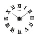 thumbnail image 5 of Reloj de pared con espejo 3D, adhesivo acrílico, gran pantalla para sala de estar 9 9, 5 of 9