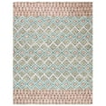 thumbnail image 2 of SAFAVIEH Aspen Maurice Geometric Wool Runner Rug, Green/Red, 2'3" x 7', 2 of 7