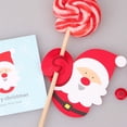 thumbnail image 5 of Visland 50Pcs Lollipop Card Stocks Cartoon Decorative Lollipop Package Paper Jam Xmas Lollipop Gift Wrapping Cards for Christmas, 5 of 7