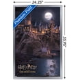 thumbnail image 3 of Harry Potter and the Sorcerer's Stone - Hogwarts at Night Wall Poster, 22.375" x 34", Framed, 3 of 6