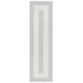 thumbnail image 2 of SAFAVIEH Braided Robena Bordered Reversible Runner Rug, Ivory/Gray, 2'3" x 8', 2 of 10