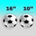 thumbnail image 6 of Inflatable Soccer Balls (Pack of 12) 16-inch, Beach Balls Bulk for Beach Toys & Soccer Party Decorations & Themed Birthday Decorations, Pool Party Favors for Kids, 6 of 8