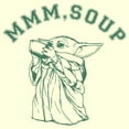 thumbnail image 2 of Men's Star Wars: The Mandalorian Grogu Mmm Soup Graphic Tee Beige Large, 2 of 4