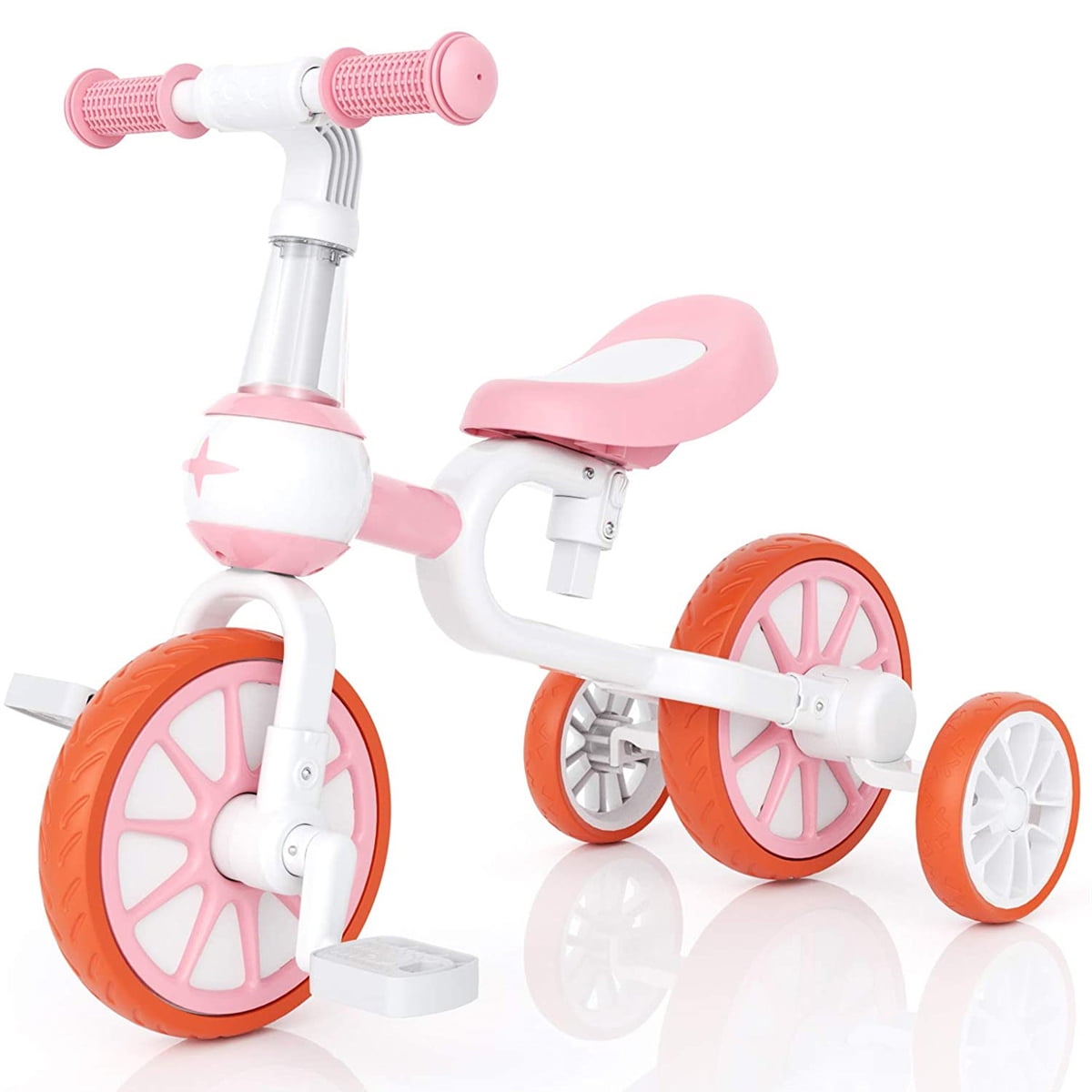 Sefzone 4 in 1 Toddler Tricycle for 25 Years Old, Infant Bike, Kids