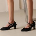 thumbnail image 5 of Mary Jane Heel Strap Dress Shoes for Autumn Party Women, 5 of 9