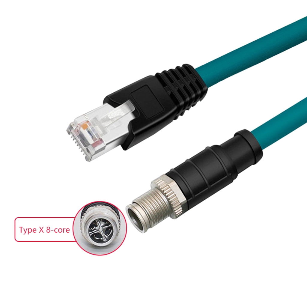 RJ45 To 12 X Coded 8Pin Ethernet Cable 12 8 Pin X-Coded Male to Rj45 Cable