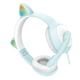 thumbnail image 1 of Seitruly G19 Pink Cat Ear Cute Girl Auriculares para juegos con micrófono Reducción de ruido Estéreo Música RGB Flash Light Auriculares con cable Cables de audio/vídeo azul claro, 1 of 8