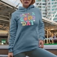 thumbnail image 2 of Have a Good Day, Groovy Retro Wavy Text Merch Gift, Light Blue Hooded Sweatshirt or Hoodie, Medium, 2 of 5